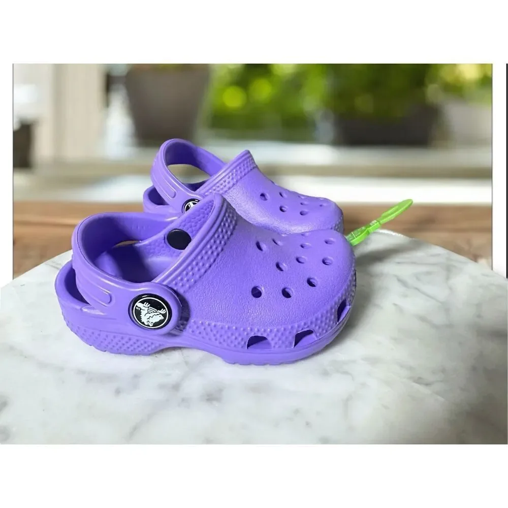 NEW 🆕🔥 CROCS Toddler Baby Clogs Slip-on Water Shoes Size C 5